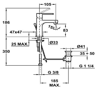 smesitel teka aura sinij 50342021Z shema